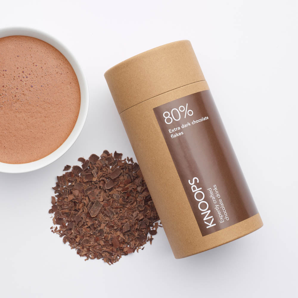 Extra dark hot chocolate flakes | 80% | Blend