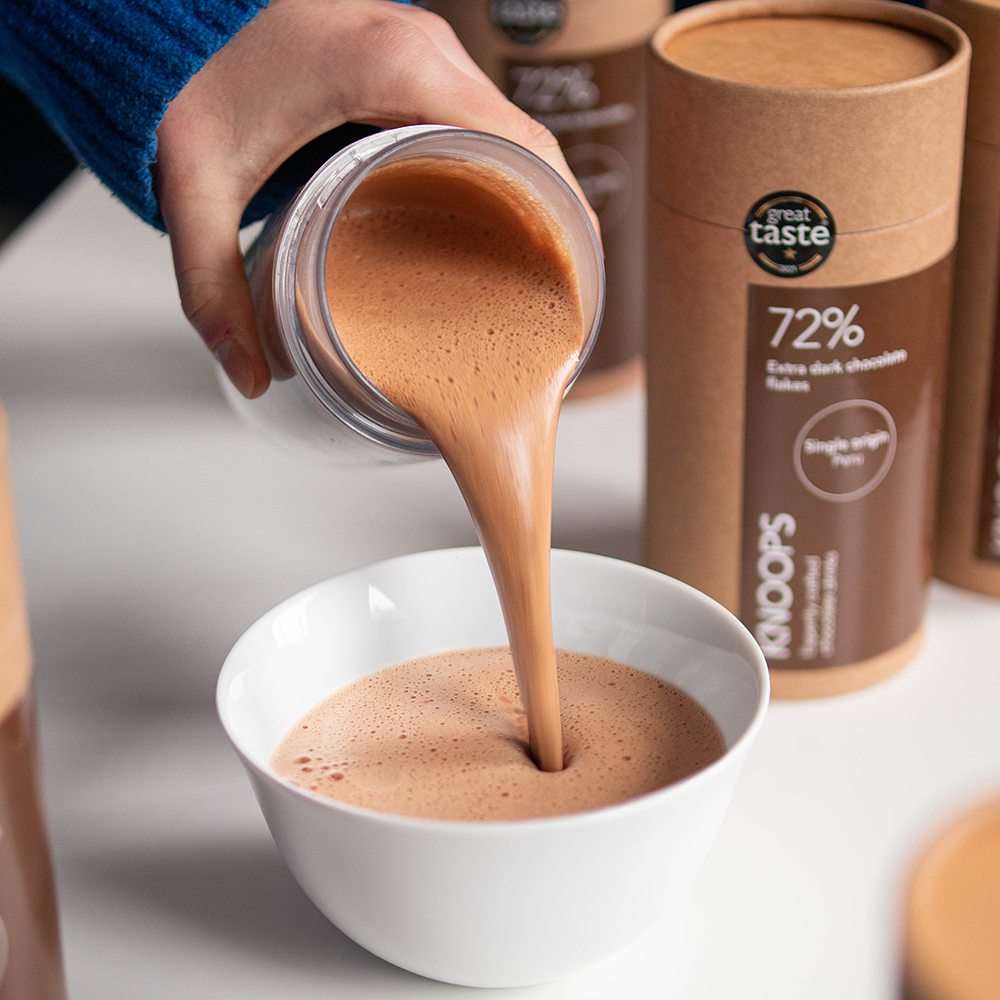 Hot chocolate shaker