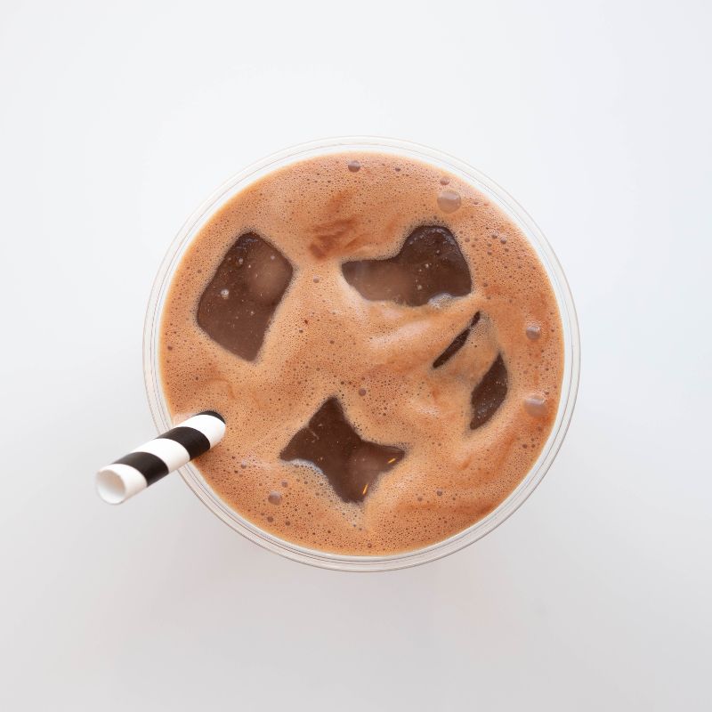 Milk iced chocolate